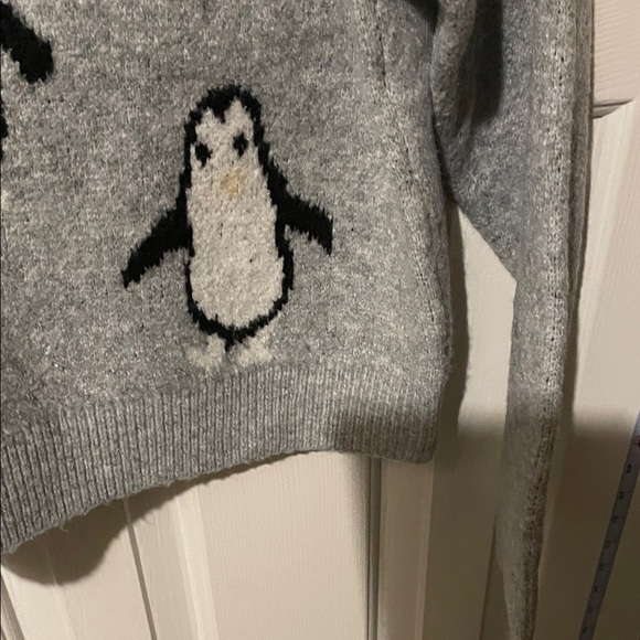 Debut Gray Sweater with Penguin Design - Picture 5 of 6